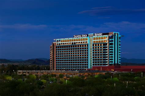 talking sticks resort  With 496 rooms, a gaming floor that is alive 24/7/365, 3 pools, spectacular views, world-class entertainment, over 100,000 sq ft of meeting space and a convenient location just off the 101 freeway, Talking Stick Resort